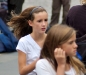 Lange glatte Haare